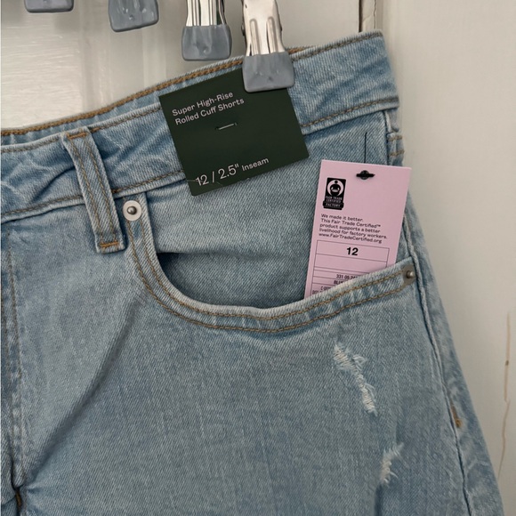 NWT Wild Fable Light Blue Jean Shorts - Picture 3 of 5